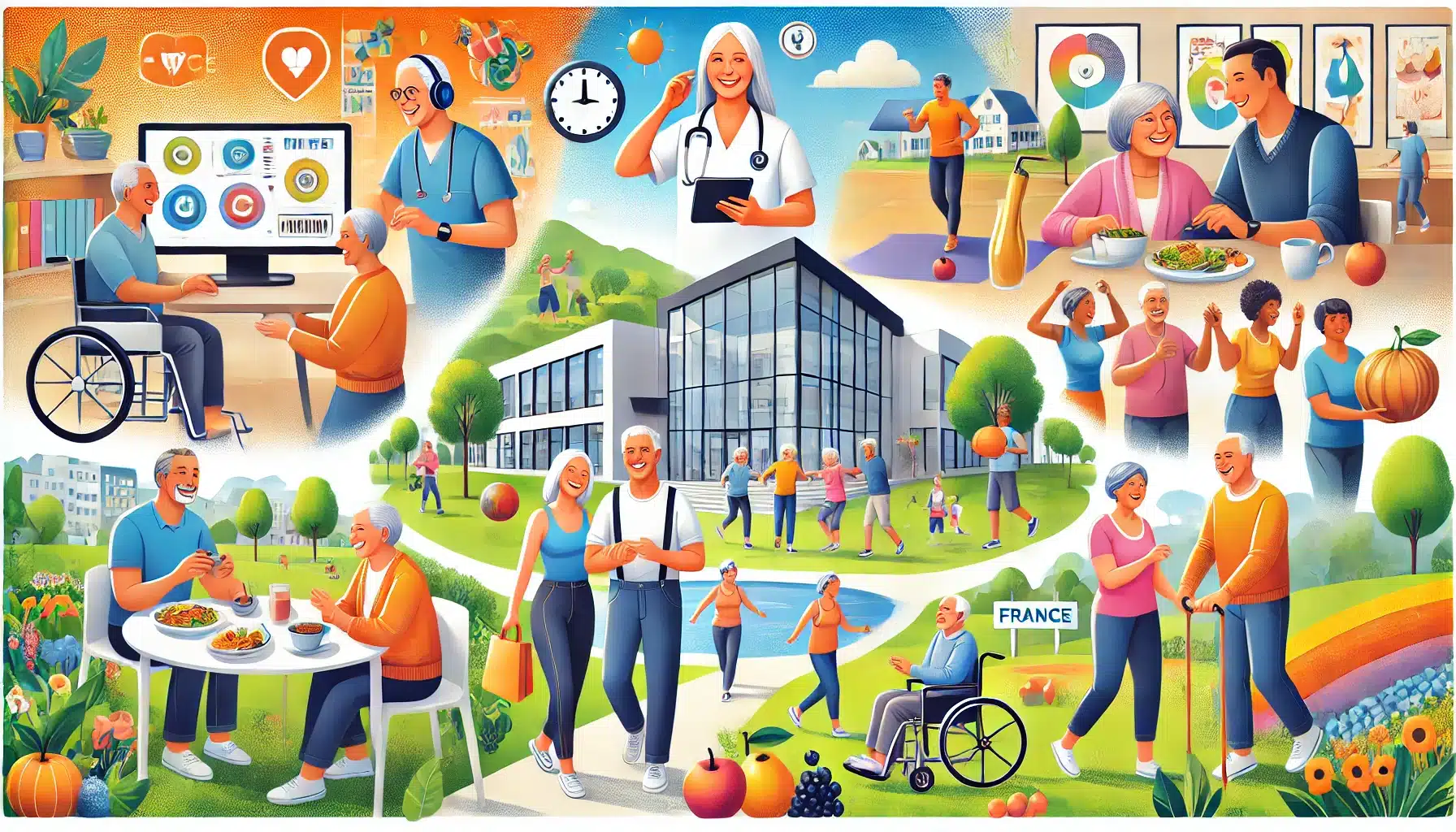 vieillesse heureuse et active grâce à des solutions innovantes et un engagement social fort
